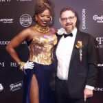 Luana Génot e marido (Roberto Filho)