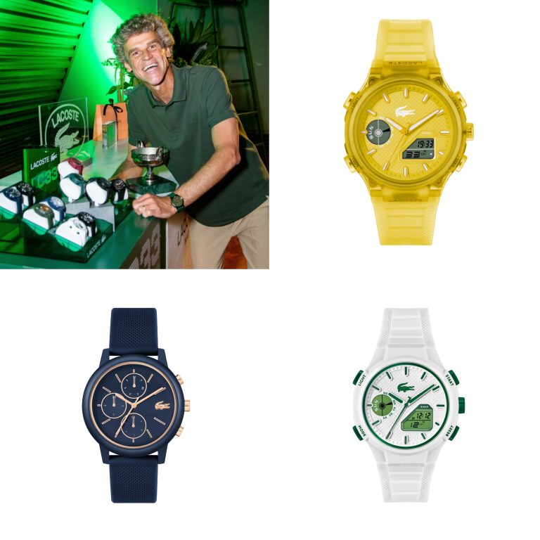 Lacoste Watches celebra legado esportivo com Gustavo Kuerten