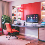modern-home-office-with-desk-chair-bookshelves