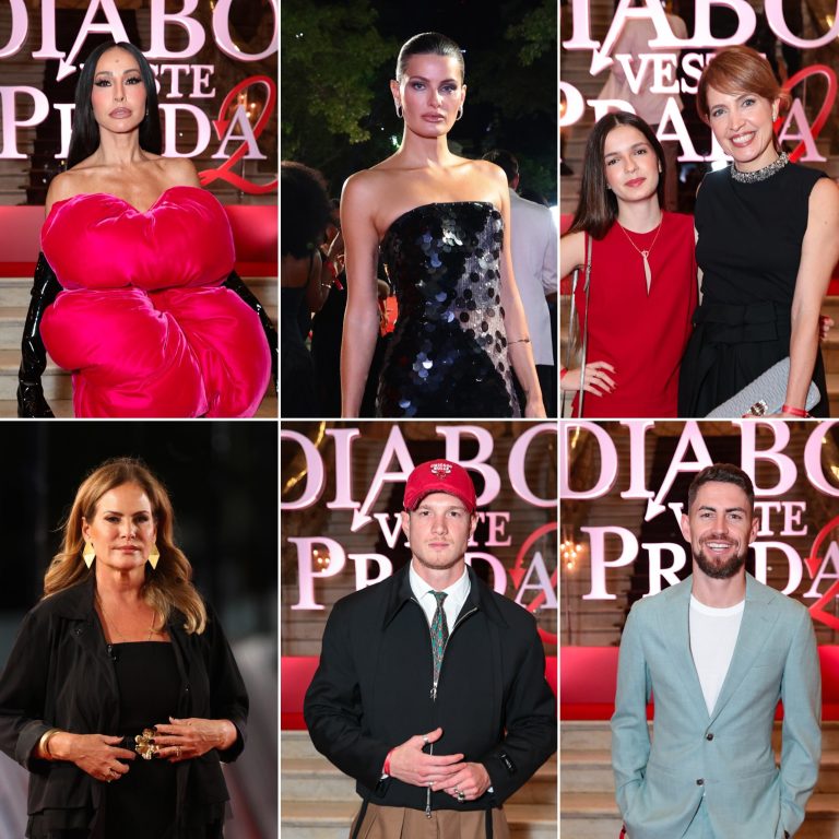 “O Diabo Veste Prada 2” ganha pré-estreia no Rio em noite de moda e celebridades