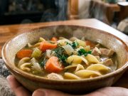 Aqueça os dias frios com uma Sopa Cremosa de Frango