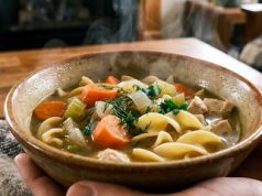 Aqueça os dias frios com uma Sopa Cremosa de Frango