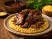 Aprenda a fazer a clássica Costelinha com Canjiquinha Cremosa