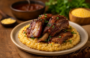 Aprenda a fazer a clássica Costelinha com Canjiquinha Cremosa