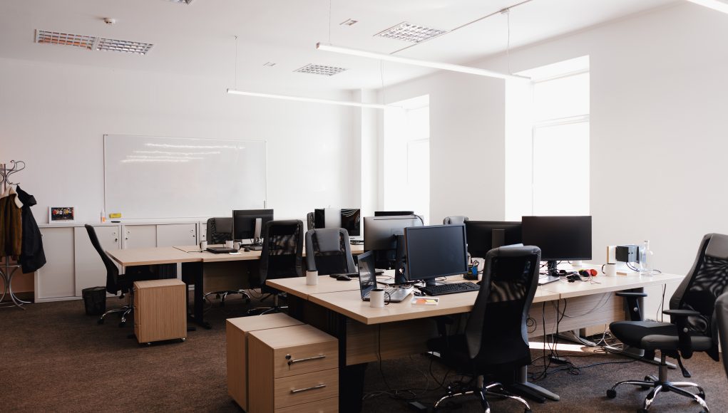 Modern Office Space Interior.