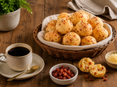Aprenda a fazer Pão de Queijo com Bacon para o lanche
