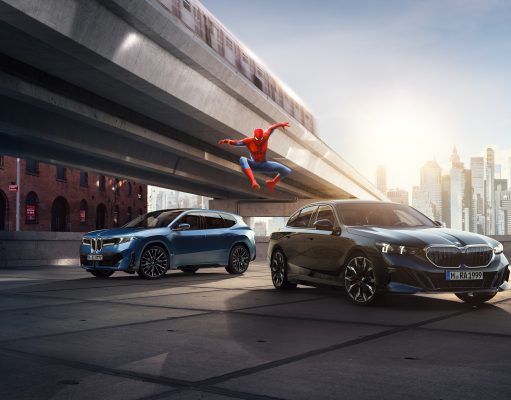 Homem-Aranha e BMW: a parceria que une cinema e tecnologia