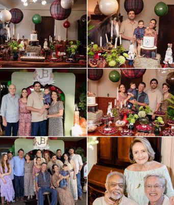 José Bruno celebra seu primeiro ano cercado de amor e emoção