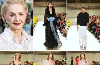 Carolina Herrera celebra 45 anos com desfile de primavera em Nova York