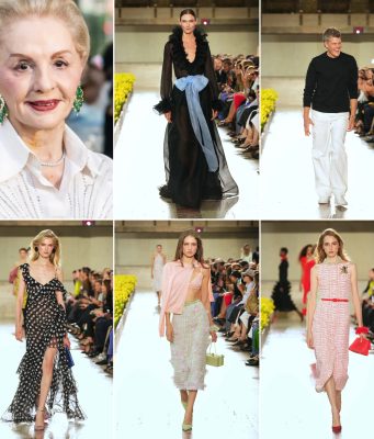 Carolina Herrera celebra 45 anos com desfile de primavera em Nova York