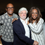 Samuel L. Jackson, George Lucas, and Oprah Winfrey